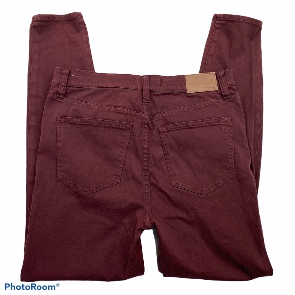 Madewell Slim Skinny Jeans 29 Womens Purple High Waisted Stretch 5-Pocket Denim